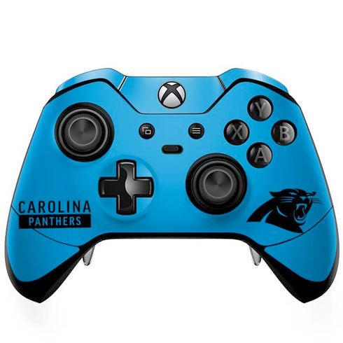 NFL Carolina Panthers Blue Performance Series Xbox One Elite Controller Skin