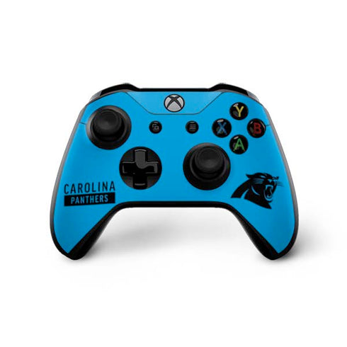 NFL Carolina Panthers Blue Performance Series Xbox One X Bundle Skin