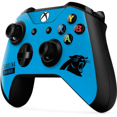 NFL Carolina Panthers Blue Performance Series Xbox One X Controller Skin