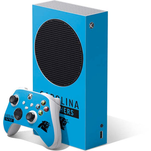 NFL Carolina Panthers Blue Performance Series Xbox Series S Skins