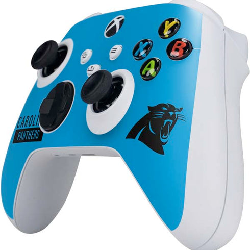 NFL Carolina Panthers Blue Performance Series Xbox Series S Controller Skin