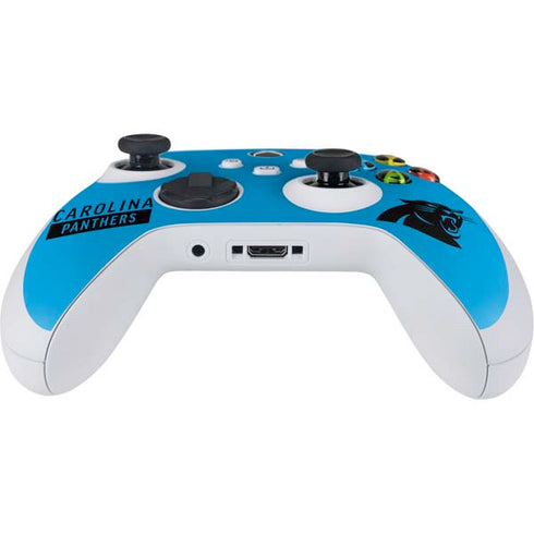 NFL Carolina Panthers Blue Performance Series Xbox Series S Controller Skin