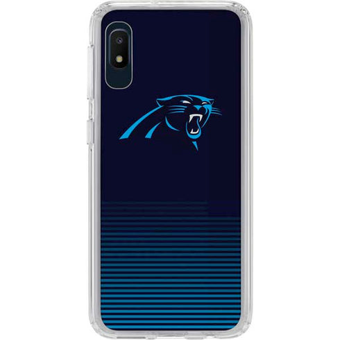 NFL Carolina Panthers Breakaway Galaxy A10e Clear Case