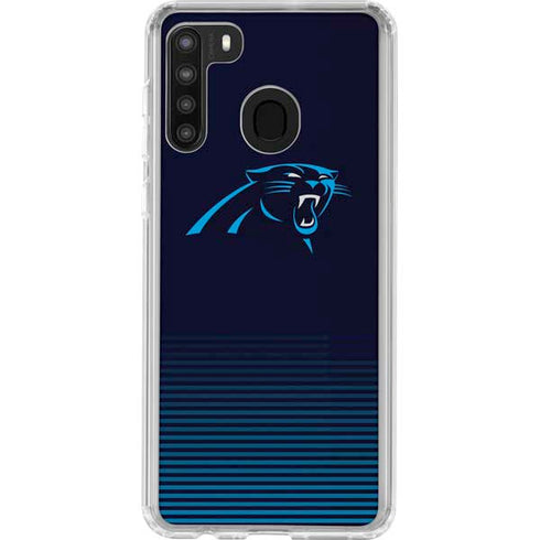 NFL Carolina Panthers Breakaway Galaxy A21 Clear Case