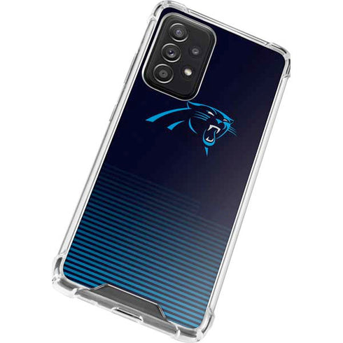 NFL Carolina Panthers Breakaway Galaxy A72 5G Clear Case