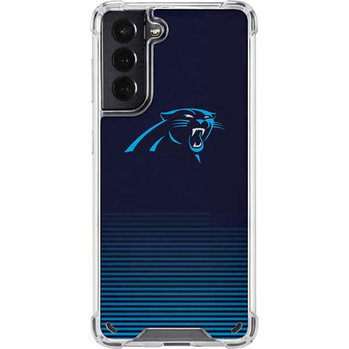 NFL Carolina Panthers Breakaway Galaxy S21 5G Clear Case