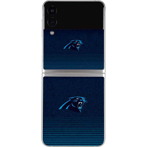NFL Carolina Panthers Breakaway Galaxy Z Flip3 5G Skin