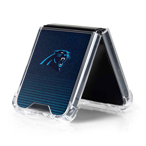 NFL Carolina Panthers Breakaway Galaxy Z Flip5 5G Clear Case