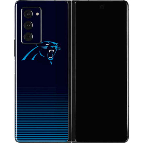 NFL Carolina Panthers Breakaway Galaxy Z Fold2 5G Skin