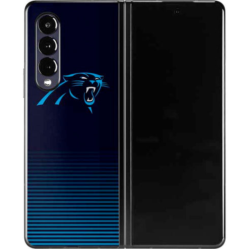 NFL Carolina Panthers Breakaway Galaxy Z Fold3 5G Skin