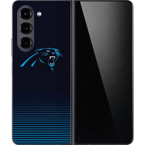 NFL Carolina Panthers Breakaway Galaxy Z Fold5 5G Skin