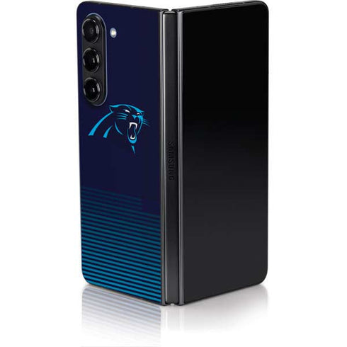 NFL Carolina Panthers Breakaway Galaxy Z Fold5 5G Skin