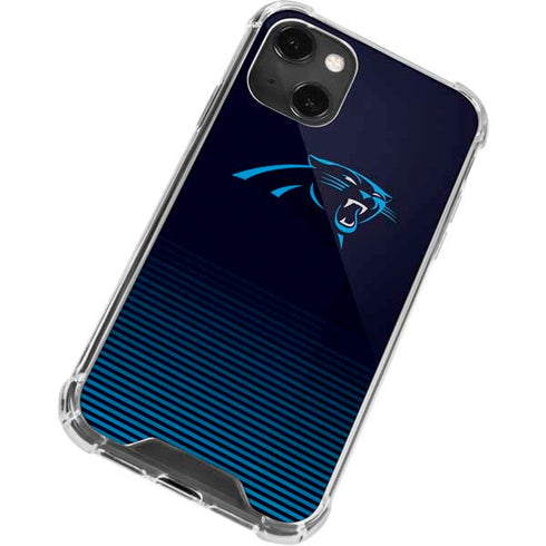 NFL Carolina Panthers Breakaway iPhone 15 Plus Clear Case