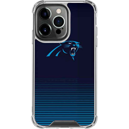 NFL Carolina Panthers Breakaway iPhone 14 Pro Clear Case