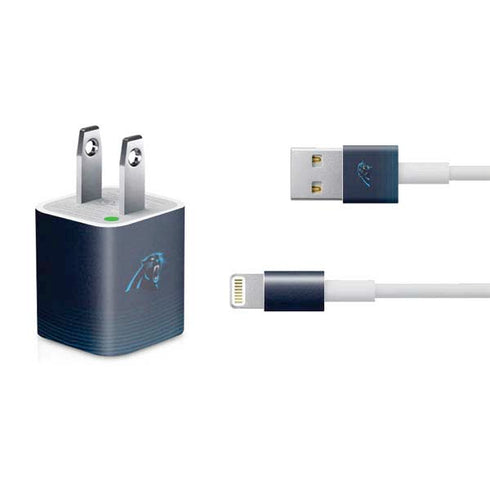 NFL Carolina Panthers Breakaway iPhone Charger (5W USB) Skin