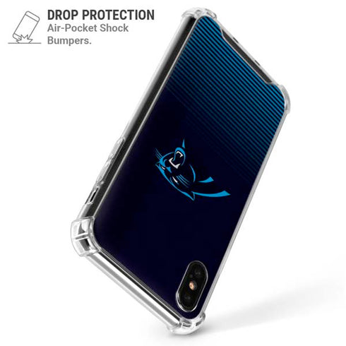 NFL Carolina Panthers Breakaway iPhone XS Max Clear Case