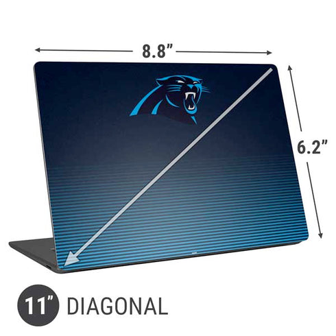 NFL Carolina Panthers Breakaway Universal Laptop 11in (8.8 x 6.2in) Skin