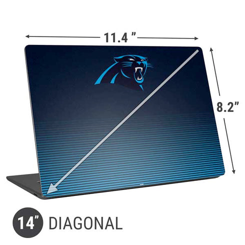 NFL Carolina Panthers Breakaway Universal Laptop 14in (11.4 x 8.2in) Skin