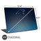 NFL Carolina Panthers Breakaway Universal Laptop 16.6in (13.4 x 9.7in) Skin