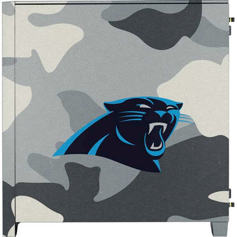 NFL Carolina Panthers Camo Corsair 4000D Tempered Glass Mid-Tower ATX Case Skin