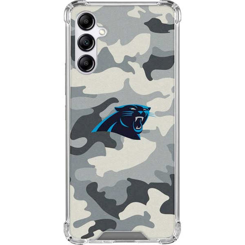 NFL Carolina Panthers Camo Galaxy A15 5G Clear Case