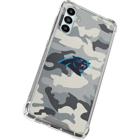 NFL Carolina Panthers Camo Galaxy A15 5G Clear Case