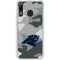 NFL Carolina Panthers Camo Galaxy A20 Clear Case