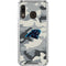 NFL Carolina Panthers Camo Galaxy A30 Clear Case