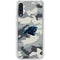 NFL Carolina Panthers Camo Galaxy A50 Clear Case