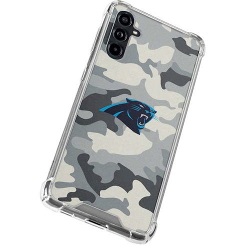 NFL Carolina Panthers Camo Galaxy A54 5G Clear Case