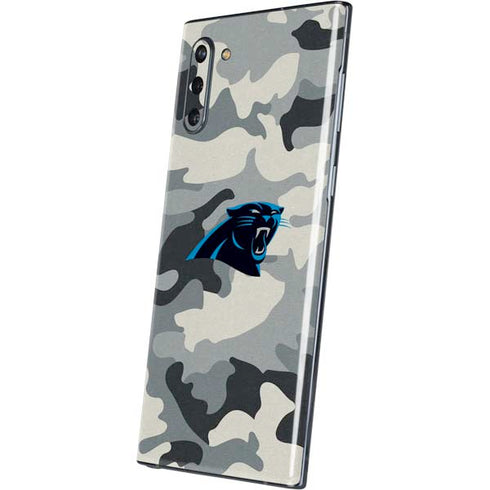 NFL Carolina Panthers Camo Galaxy Note 10 Skin
