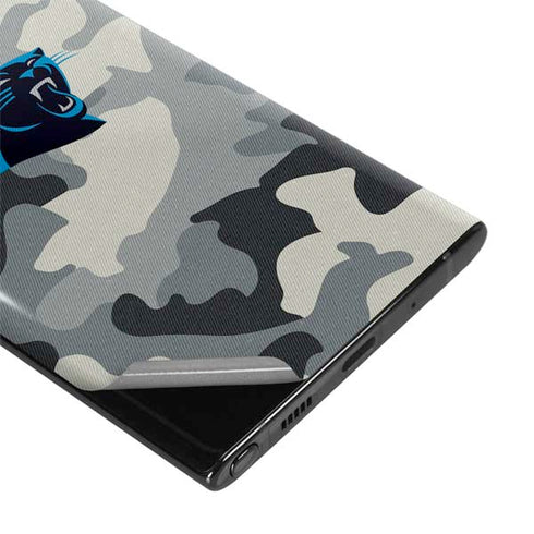 NFL Carolina Panthers Camo Galaxy Note 10 Skin