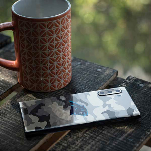NFL Carolina Panthers Camo Galaxy Note 10 Skin