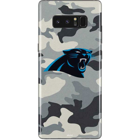NFL Carolina Panthers Camo Galaxy Note 8 Skin