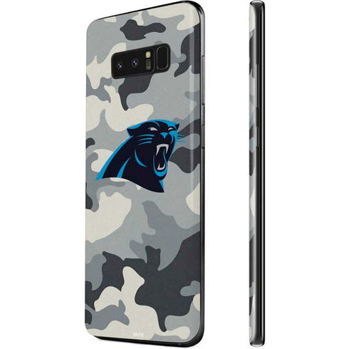 NFL Carolina Panthers Camo Galaxy Note 8 Skin