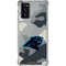 NFL Carolina Panthers Camo Galaxy Note20 5G Clear Case