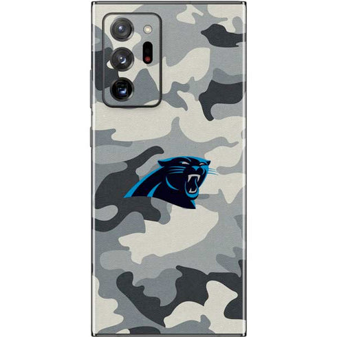 NFL Carolina Panthers Camo Galaxy Note20 Ultra 5G Skin