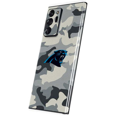 NFL Carolina Panthers Camo Galaxy Note20 Ultra 5G Skin