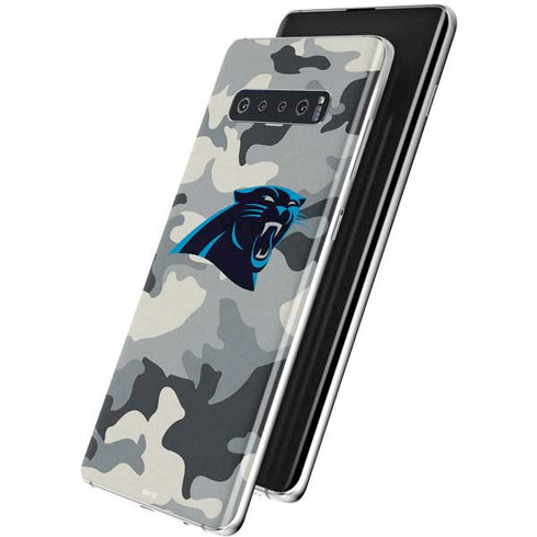 NFL Carolina Panthers Camo Galaxy S10 Plus Skin