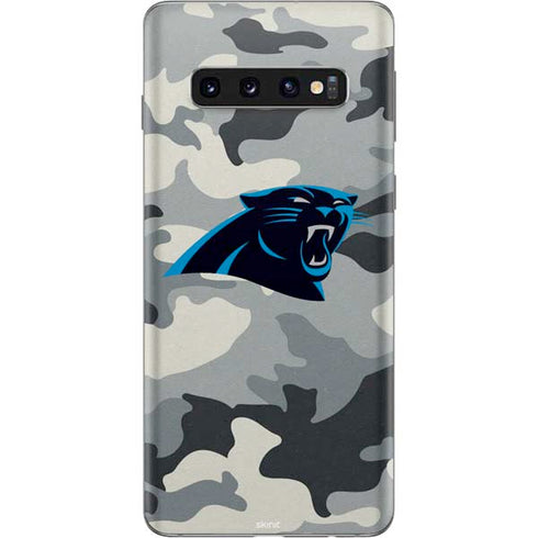 NFL Carolina Panthers Camo Galaxy S10 Skin
