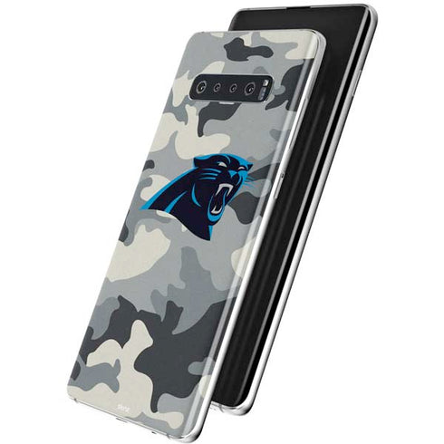 NFL Carolina Panthers Camo Galaxy S10 Skin