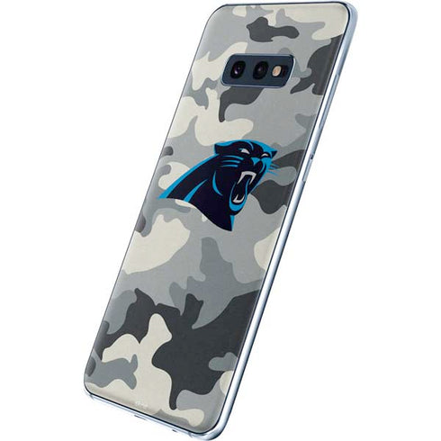 NFL Carolina Panthers Camo Galaxy S10e Skin