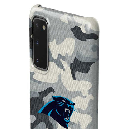 NFL Carolina Panthers Camo Galaxy S20 Lite Case