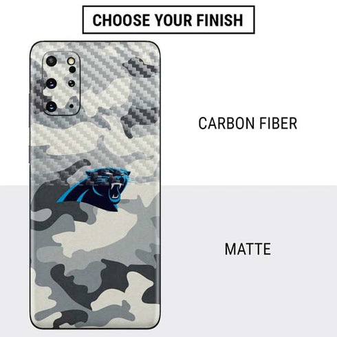 NFL Carolina Panthers Camo Galaxy S20 Plus Skin