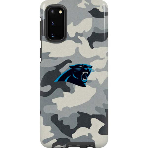 NFL Carolina Panthers Camo Galaxy S20 Pro Case