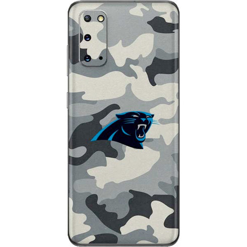 NFL Carolina Panthers Camo Galaxy S20 Skin