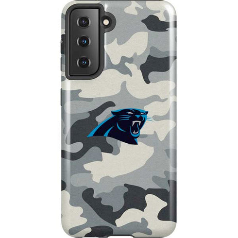 NFL Carolina Panthers Camo Galaxy S21 5G Pro Case