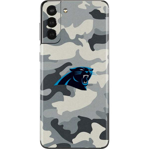 NFL Carolina Panthers Camo Galaxy S21 Plus 5G Skin