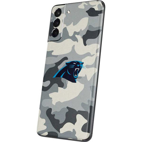 NFL Carolina Panthers Camo Galaxy S21 Plus 5G Skin