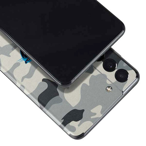 NFL Carolina Panthers Camo Galaxy S21 Plus 5G Skin